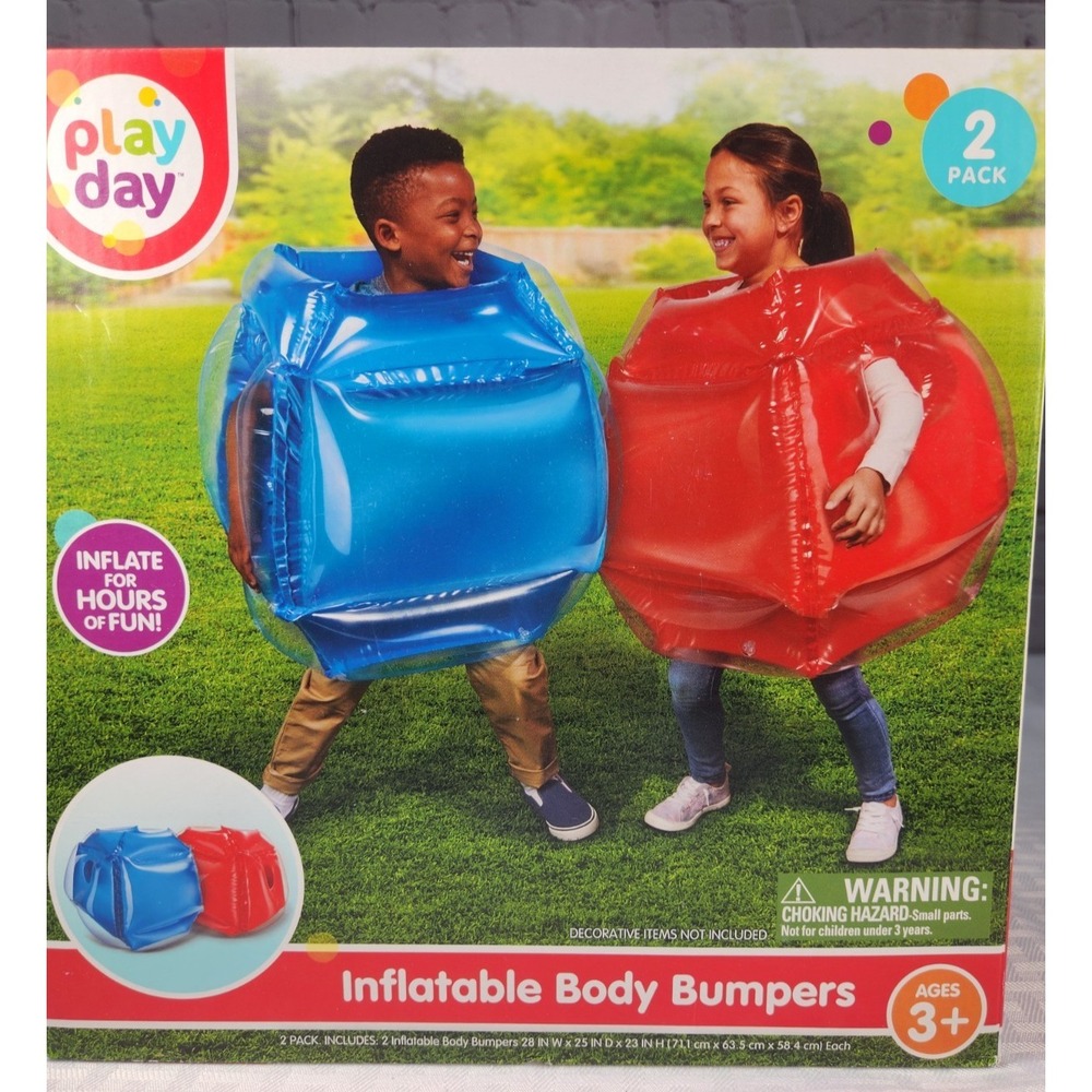 NEW Play Day Inflatable Body Bumpers Birthday Party Fun Play Date Ages 3+